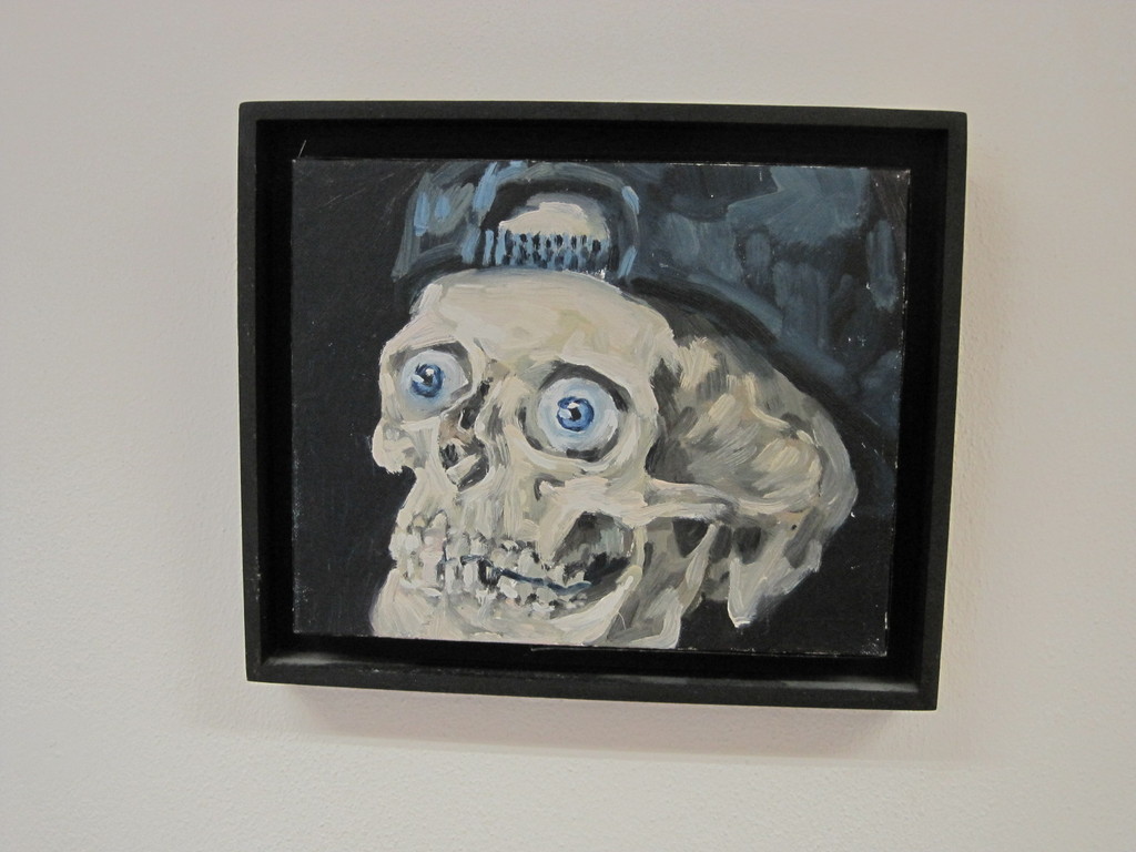 Ernst Voss (1959-) olieverf "Heavy Metal Dude" 1993 New York USA gesigneerd kopen? Bied vanaf 1!