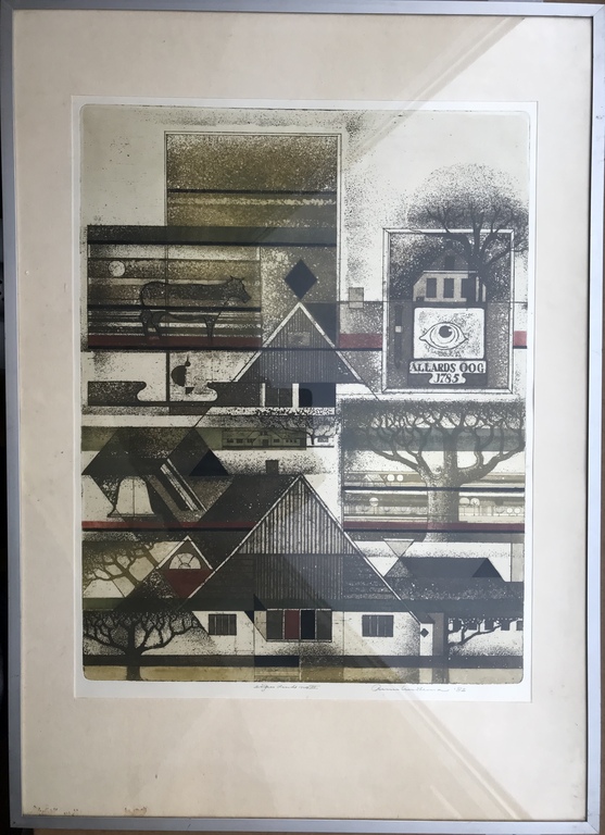 Anne Huitema, ets, Witte Huis kopen? Bied vanaf 35!