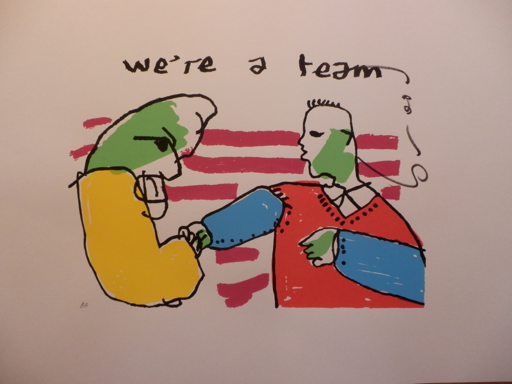 HERMAN BROOD, Gelimiteerde en HANDGESIGNEERDE Zeefdruk  WE verkocht voor € 125!