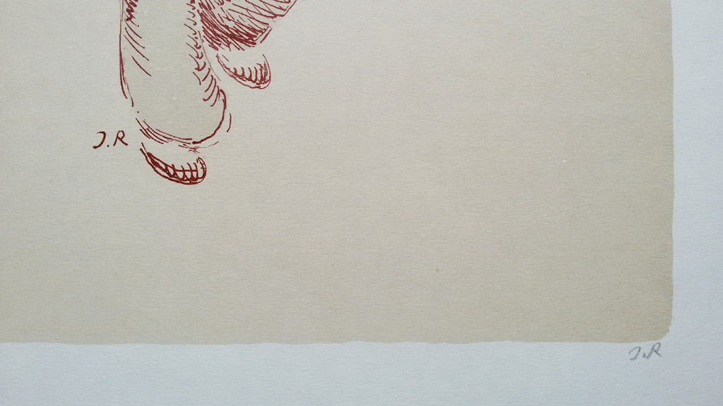 John Raedecker - Dansend mannetje, handgesigneerde litho kopen? Bied vanaf 1!