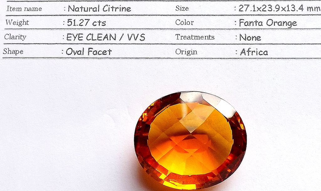 Natuurlijke “Checker Cut” Golden Citrine van 51.27 karaat kopen? Bied vanaf 1!
