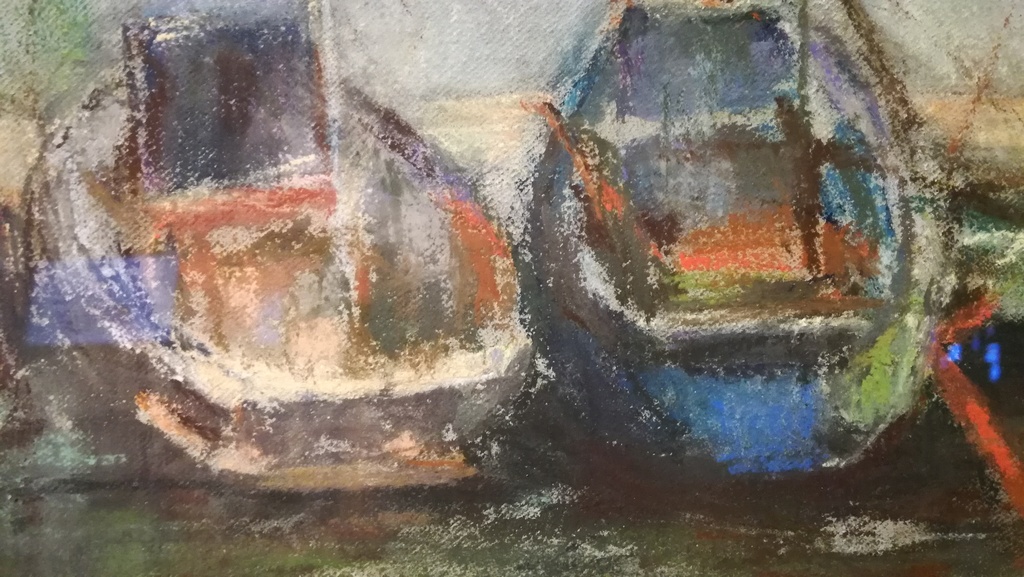 Onbekende kunstenaar, Pastel, Marine kopen? Bied vanaf 1!