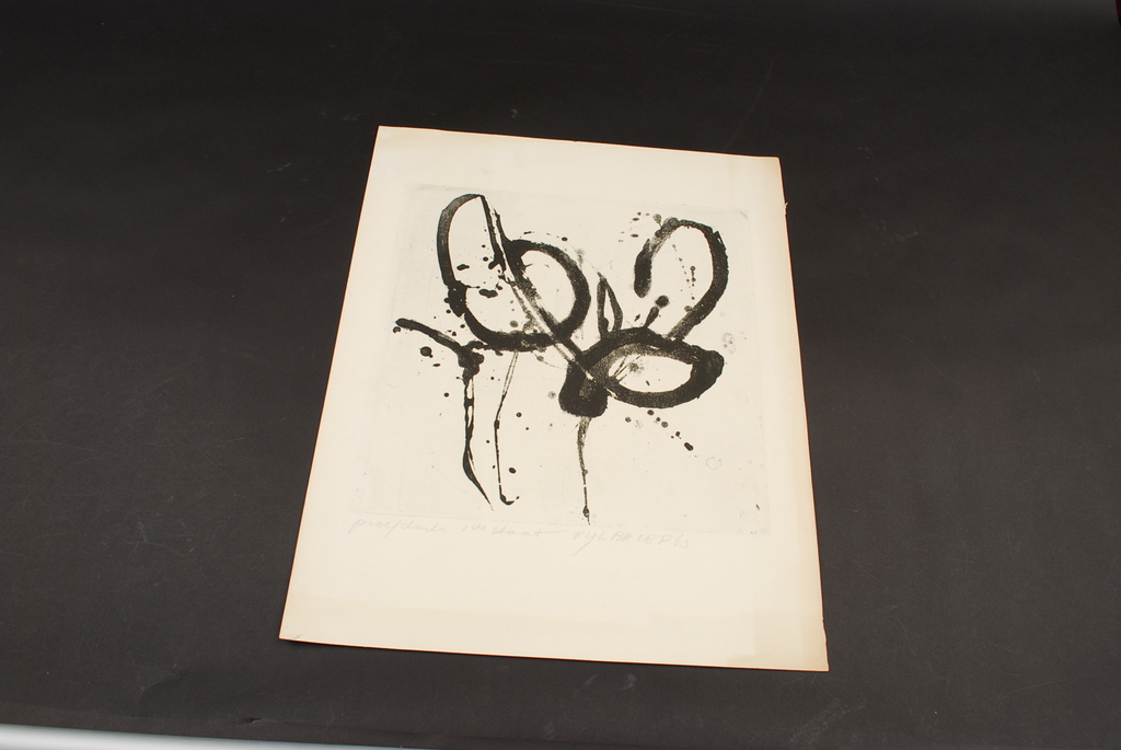 ERNST VIJLBRIEF ets uit 1963 proefdruk 1e staat kopen? Bied vanaf 1!