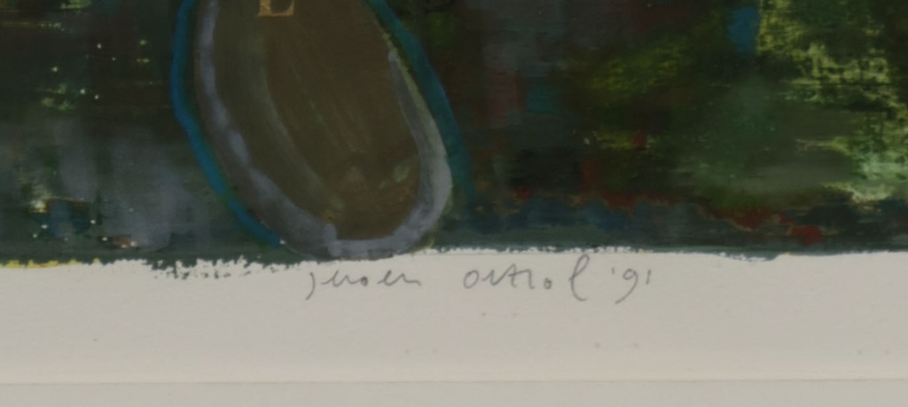 Jeroen Olthof: Gouache, Z.T. - Ingelijst kopen? Bied vanaf 35!