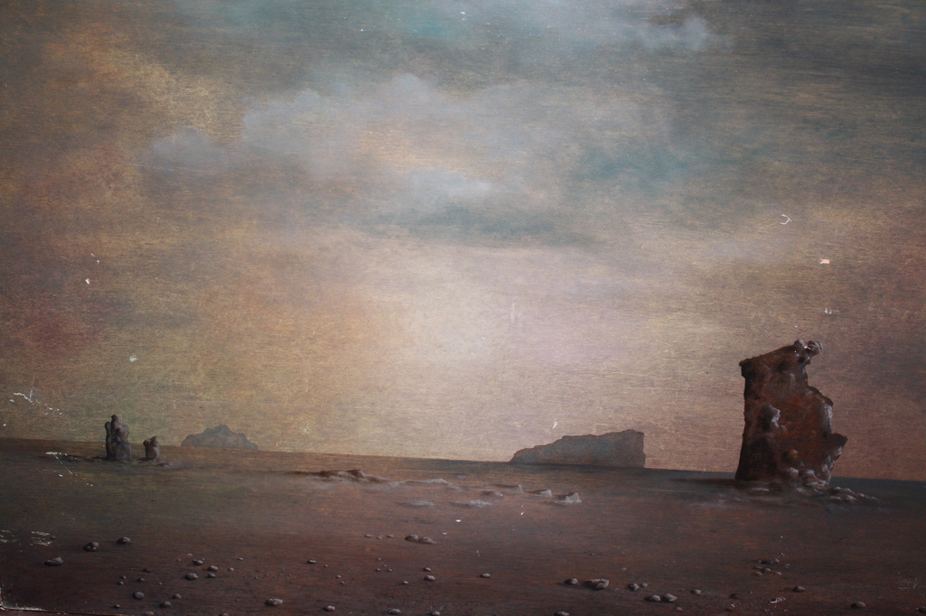 Franz deckwitz - surrealistisch maanlandschap verkocht voor € 50!
