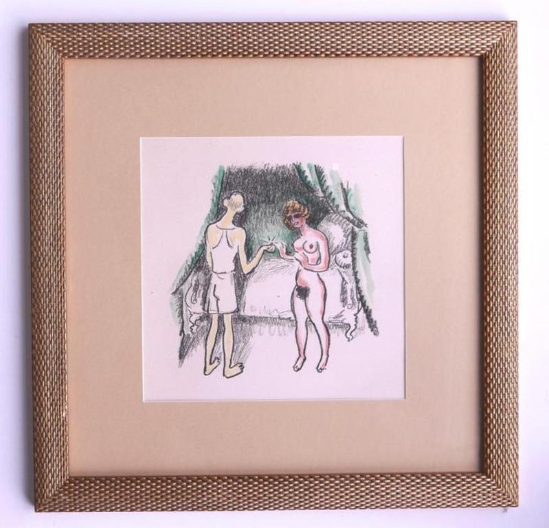 Kees van Dongen-Les Lépreuses-kleuren litho-3 stuks verkocht voor € 250!