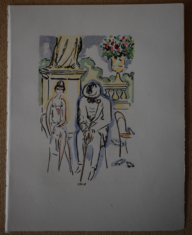 Kees van Dongen - Pochoir uit La Garconne - Het Rustmoment kopen? Bied vanaf 150!