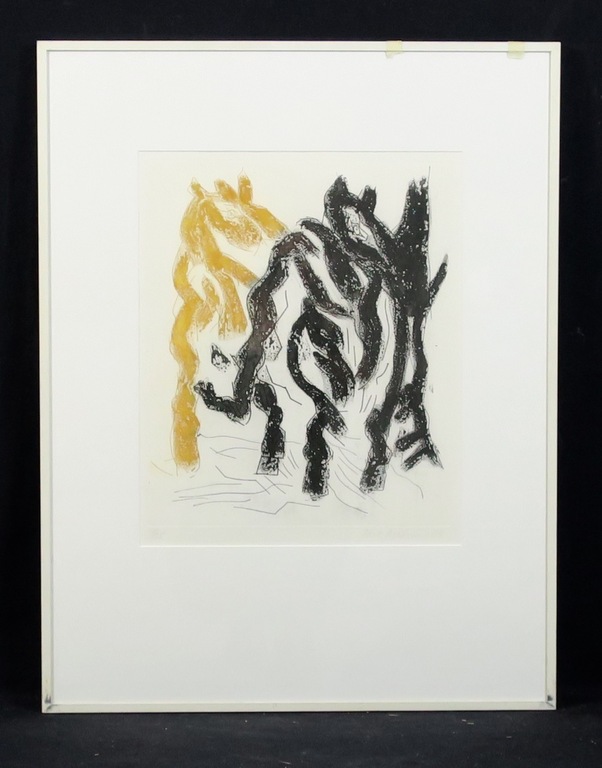 Jan Sierhuis: Ets, Zonder titel - Ingelijst kopen? Bied vanaf 50!