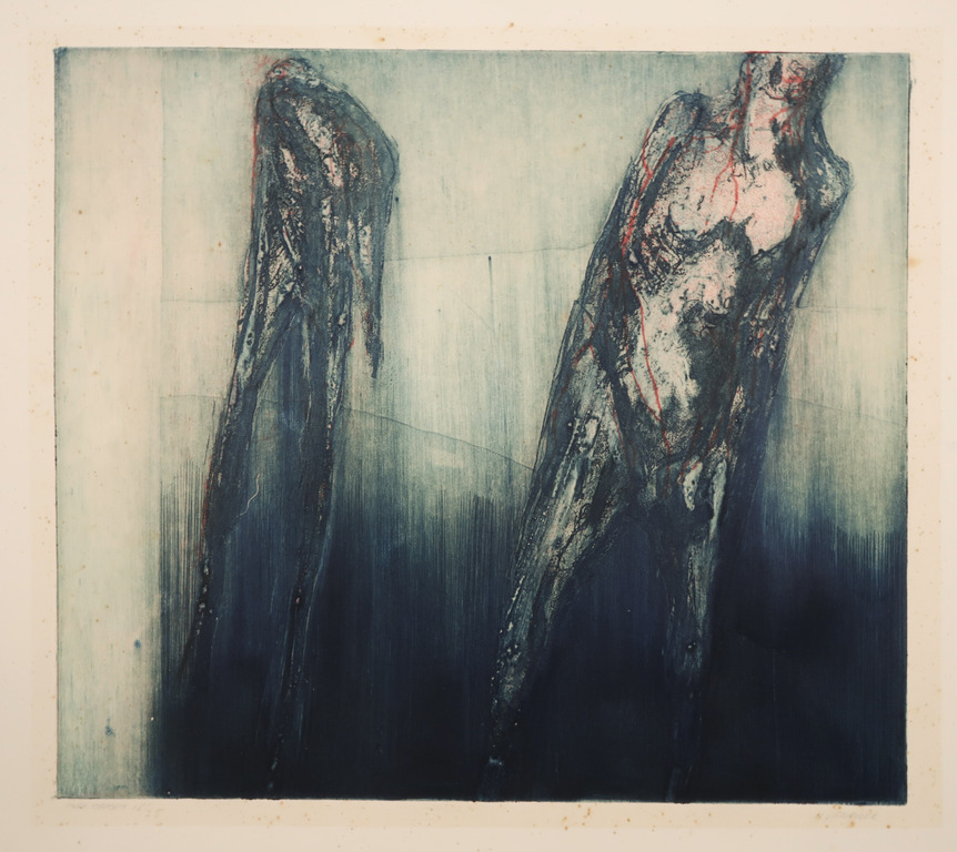 Henk Vierveijzer: Ets en aquatint, Twee mensen kopen? Bied vanaf 1!