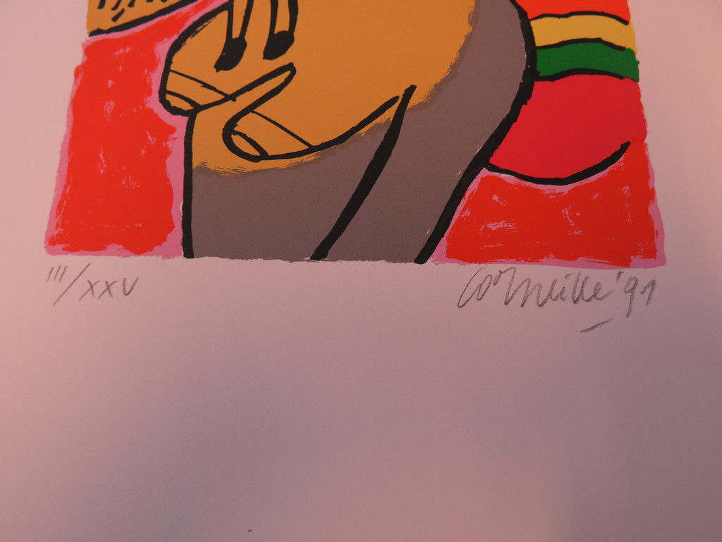 Corneille: Portfolio met 4 zeefdrukken, Quatre petites scenes d'ete kopen? Bied vanaf 300!