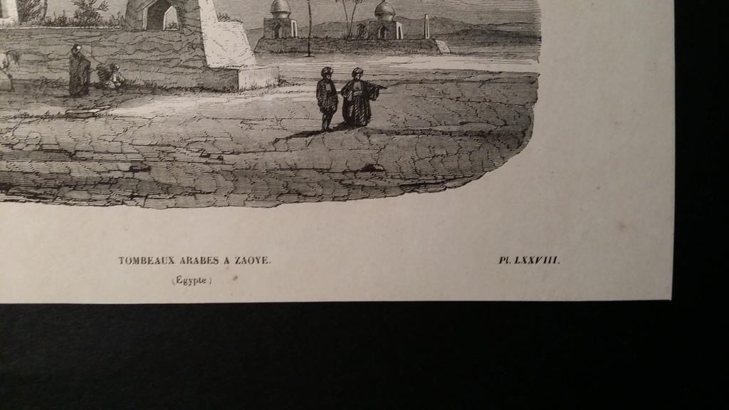 Breton, houtgravure, Egypte Tombeaux Arabes a Zaoye (1843) kopen? Bied vanaf 1!