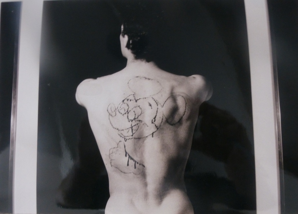 Paul Blanca, foto: Back with Mickey Mouse, 1985, handgesigneerd verkocht voor € 175!