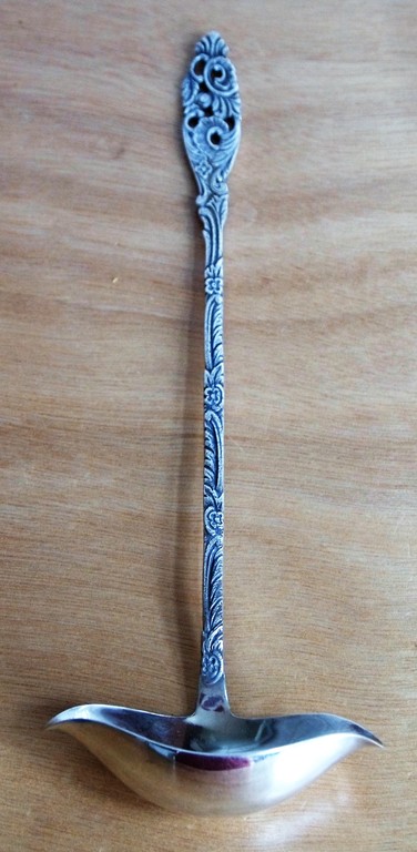 Georg Nilsson voor Gero - verzilverde juslepel in originele doos kopen? Bied vanaf 12!