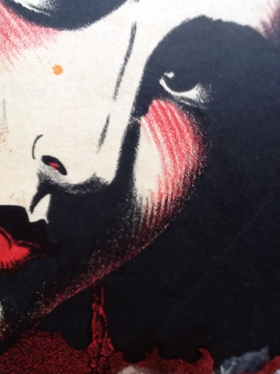 Anina Margiono, Moonlight and Roses,collage, krijt ,verf, gesigneerd kopen? Bied vanaf 1!