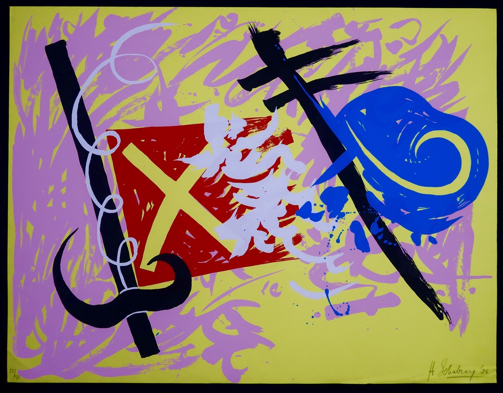 Hans Schabracq: Zeefdruk, Zonder titel kopen? Bied vanaf 1!