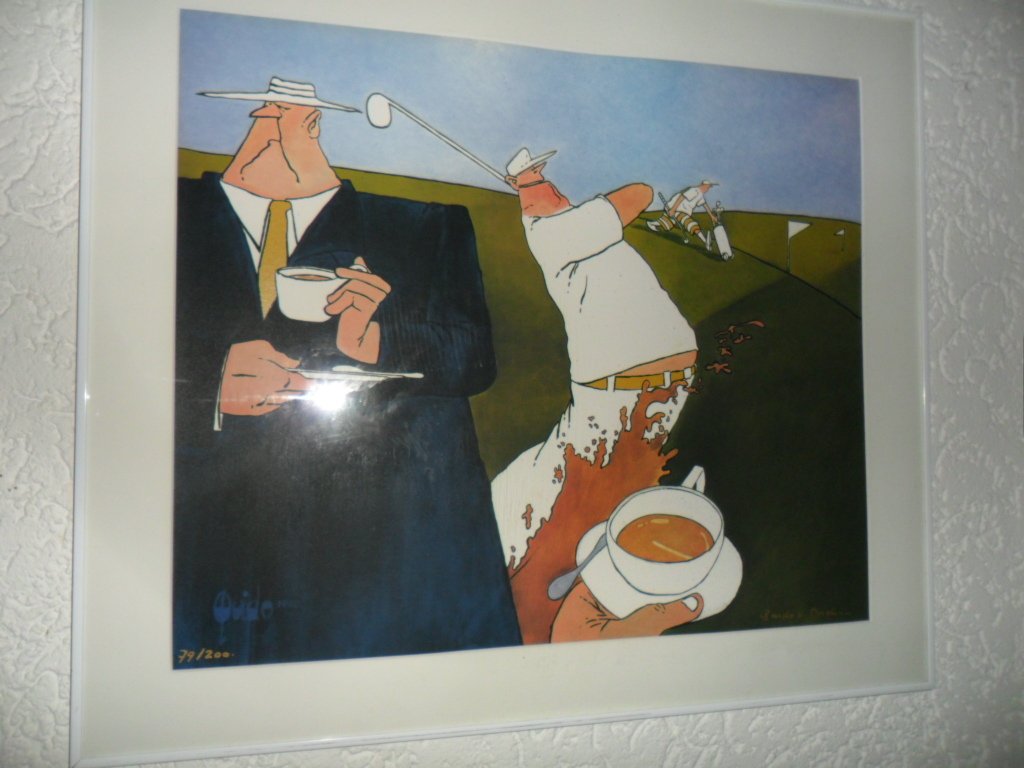 Guido van driel zeefdruk koffie op de golfbaan  kopen? Bied vanaf 25!