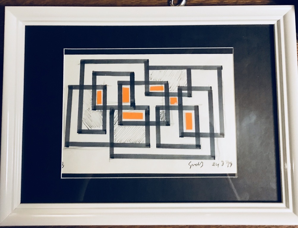 Siep VAN DEN BERG- collage - INGELIJST verkocht voor € 115!