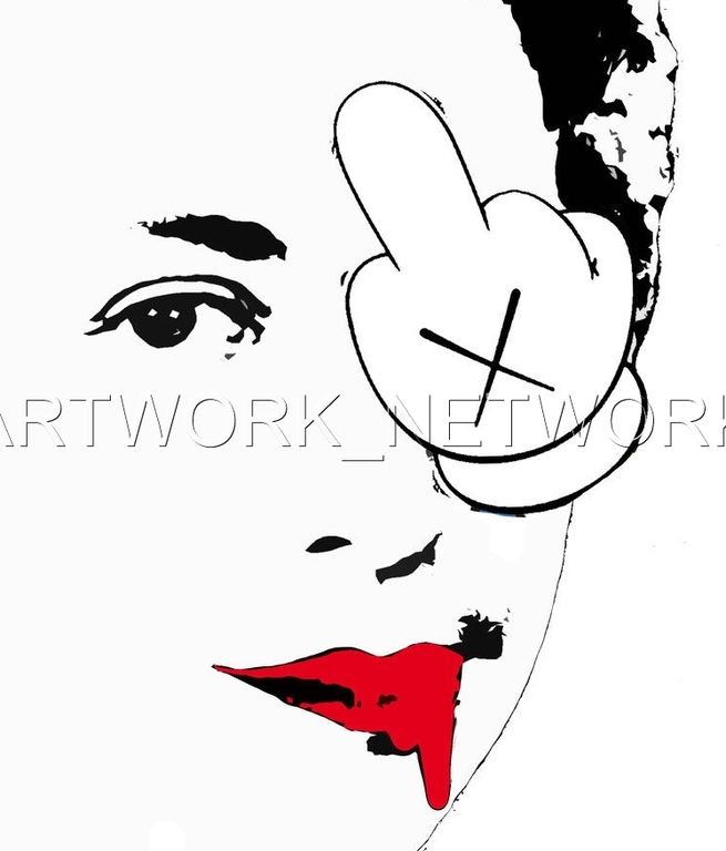DEATH NYC - "Queen Finger"- n° A/P - Signed with COA (Edition Artist Proof)  kopen? Bied vanaf 1!