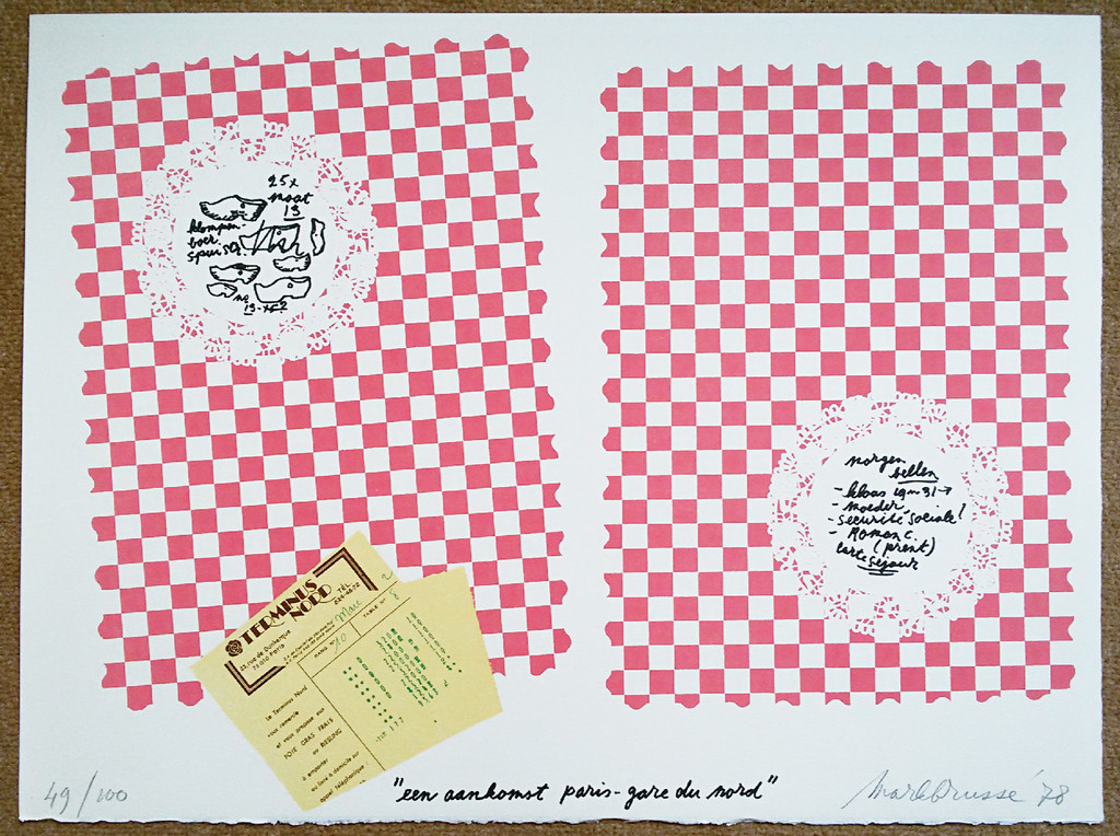 Mark Brusse - Een aankomst Paris Gare du Nord, litho kopen? Bied vanaf 60!