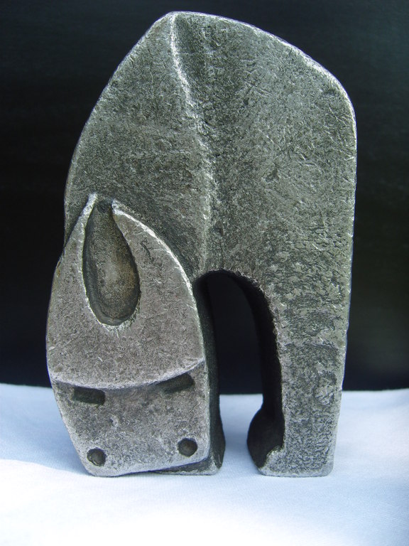 Willy Ceysens, mooi aluminium beeldje. verkocht voor € 85!