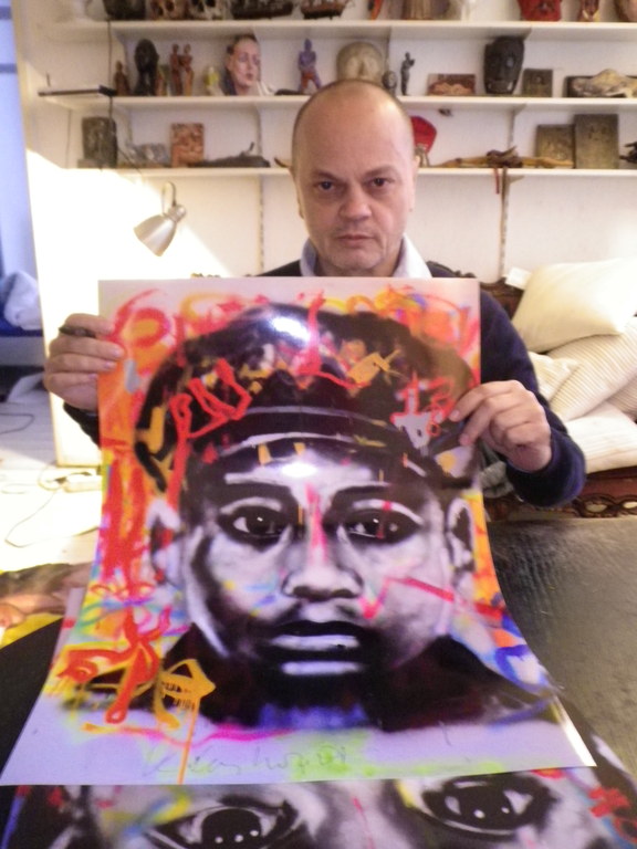 Peter Klashorst - Gesigneerde offsetdruk - S21 expositie kopen? Bied vanaf 1!