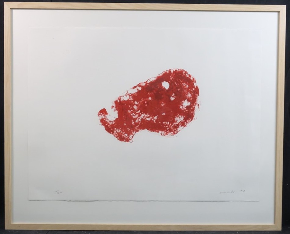 Armando: Litho, Zonder titel - Ingelijst verkocht voor € 290!