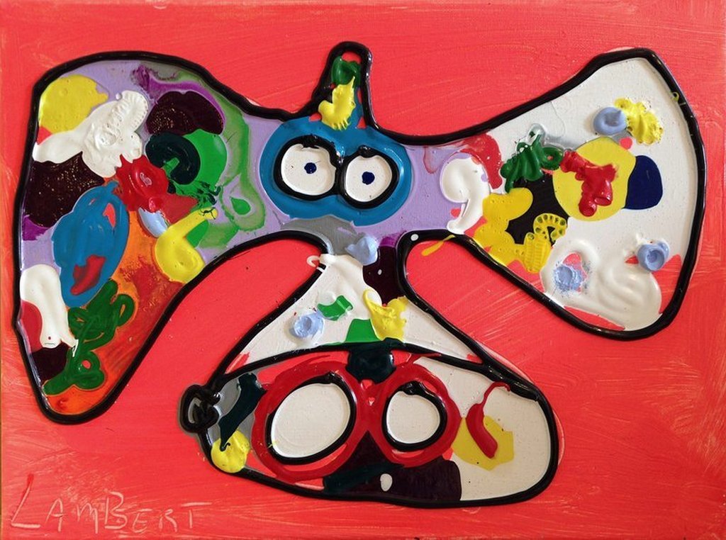 Lambert: origineel schilderij (acryl) 'Vliegende Hollander' 40x30 cm  kopen? Bied vanaf 25!