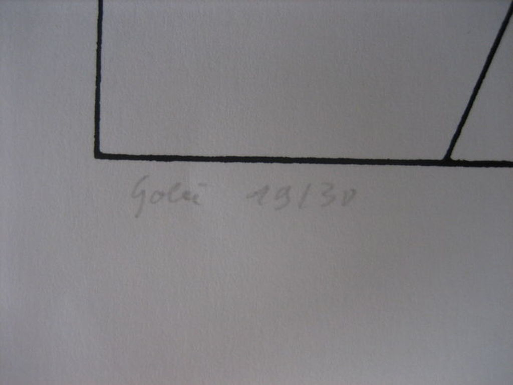 Harald Gallasch - Golei - Lithografie - Handgesigneerd - Oplage: 30 - 1978 kopen? Bied vanaf 1!