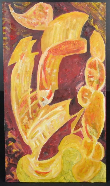 Onbekend: Olieverf op doek, Heroisch gestalte (Groot) verkocht voor € 40!