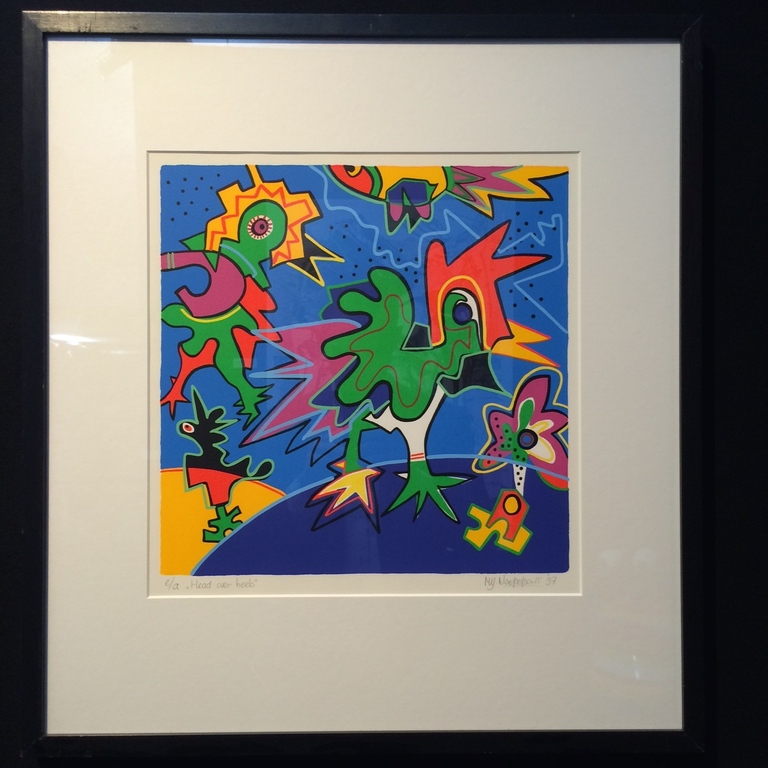 Marianne Nearebout: zeefdruk met lijst verkocht voor € 50!