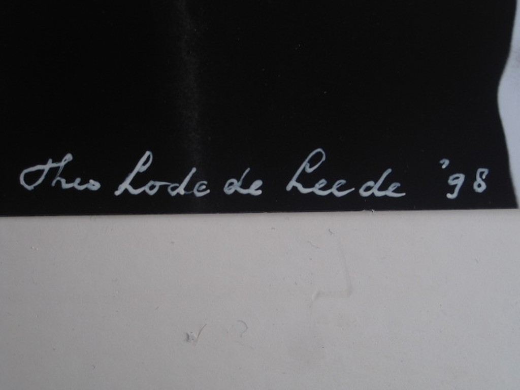 theo Lode de Leede 1934-2004 - unica z/w foto "staand model" gesigneerd  kopen? Bied vanaf 1!
