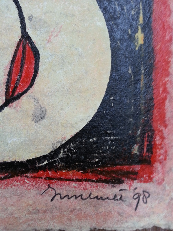 Hans Innemee, zeefdruk op handgeschept papier, titel; :la nude opies kopen? Bied vanaf 40!