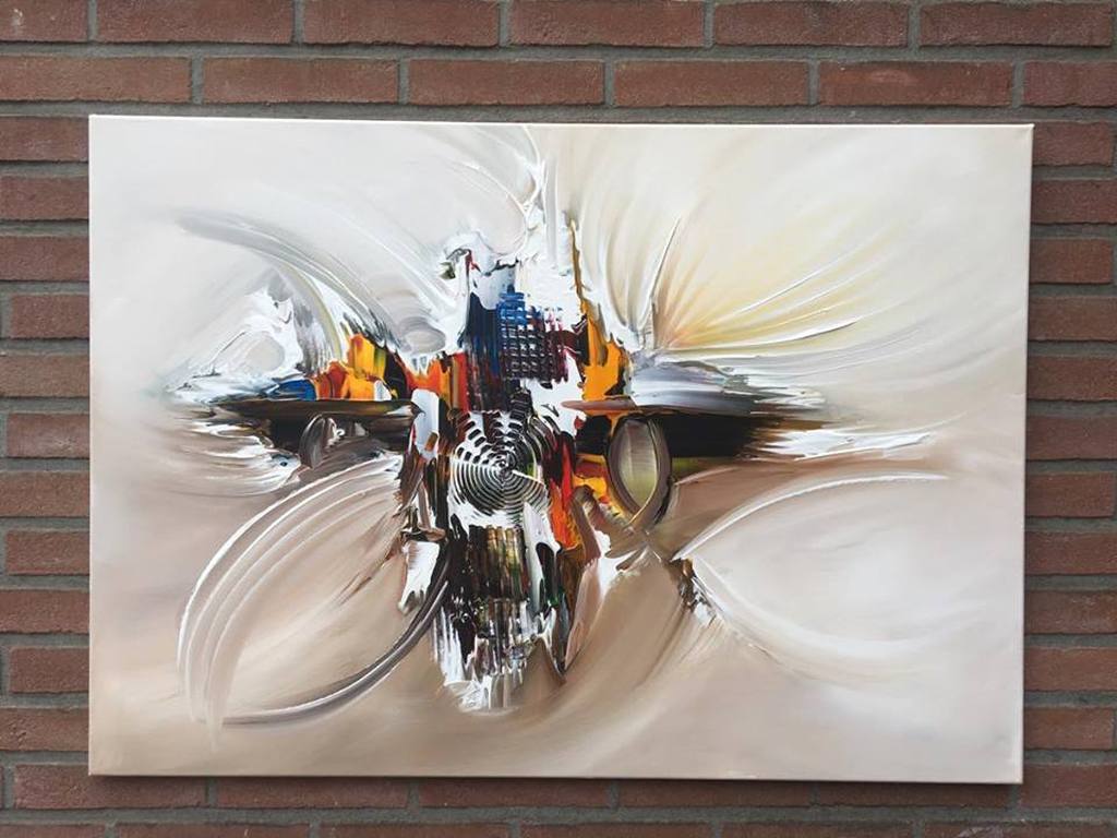 Gena - Abstract - Acrylverf op doek - 2017 kopen? Bied vanaf 150!