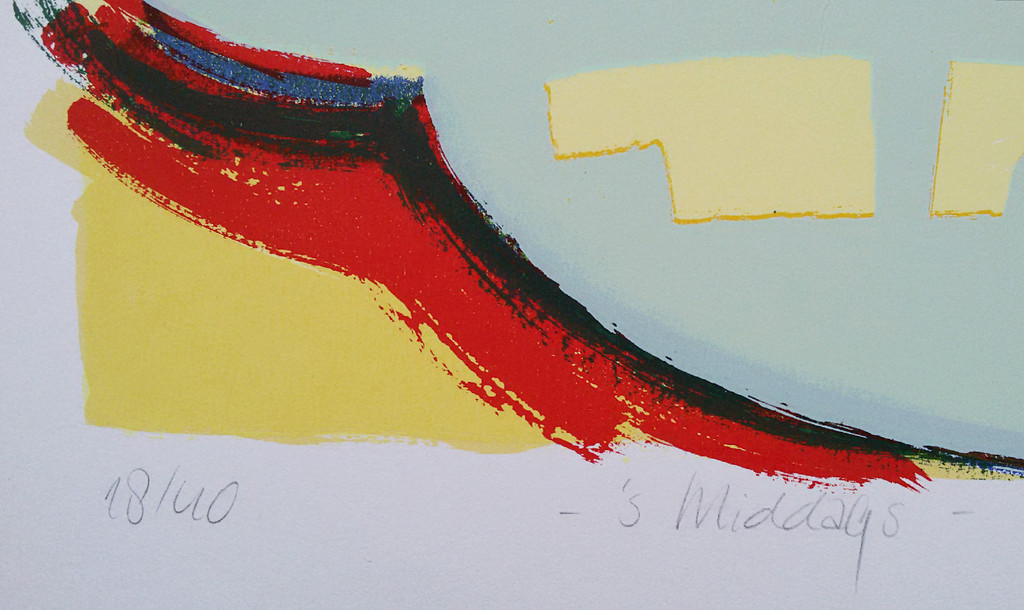 Susette van de Lande - ‘s Middags, zeefdruk kopen? Bied vanaf 20!