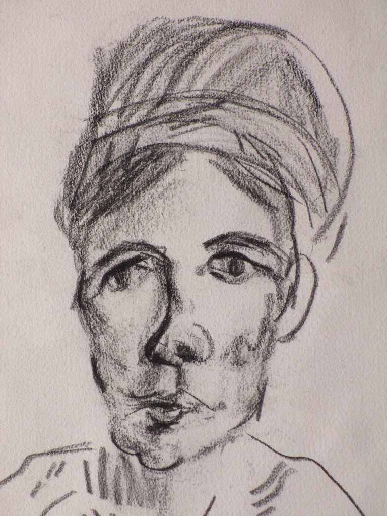 Reimond Kimpe (toegeschreven aan), Twee boerenkoppen, Tekeningen kopen? Bied vanaf 1!