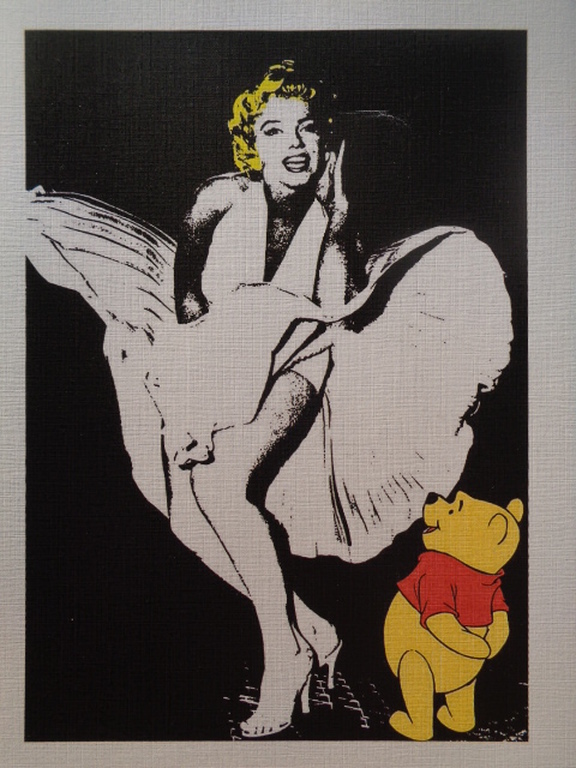 Fine Art Print, "M Monroe W Warhol" ,GESIGNEERD en COA, genummerd A/P of 1t/m100 kopen? Bied vanaf 1!