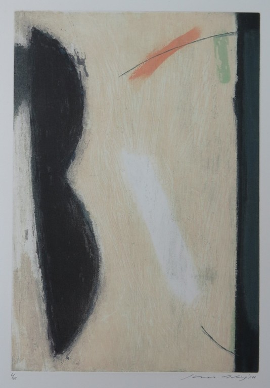 Kees Slegt: Ets, Zonder titel verkocht voor € 40!