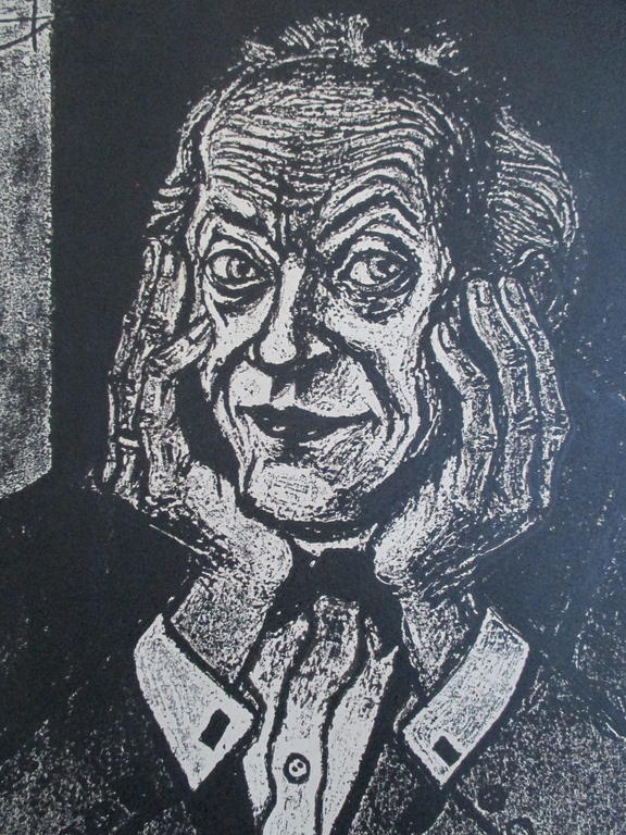 W.J Rozendaal, litho portret Paul Huf 1959 verkocht voor € 40!