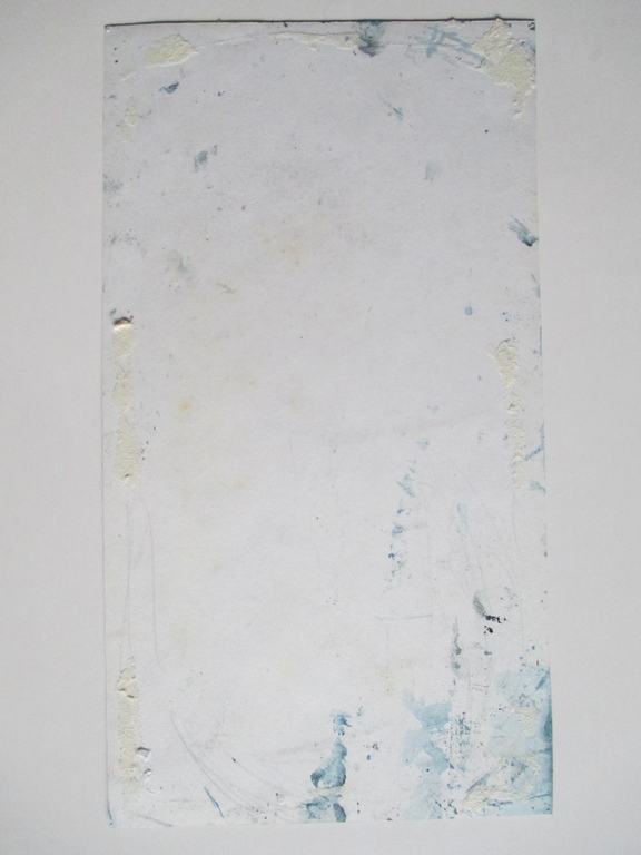 Onbekend, blauwe aquarel kopen? Bied vanaf 10!