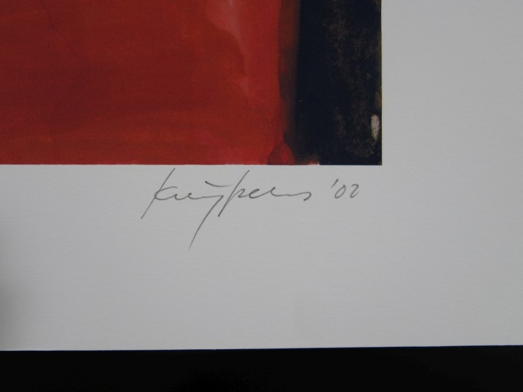 Theo Kuijpers: Litho, Z.T. blauw/rood kopen? Bied vanaf 1!