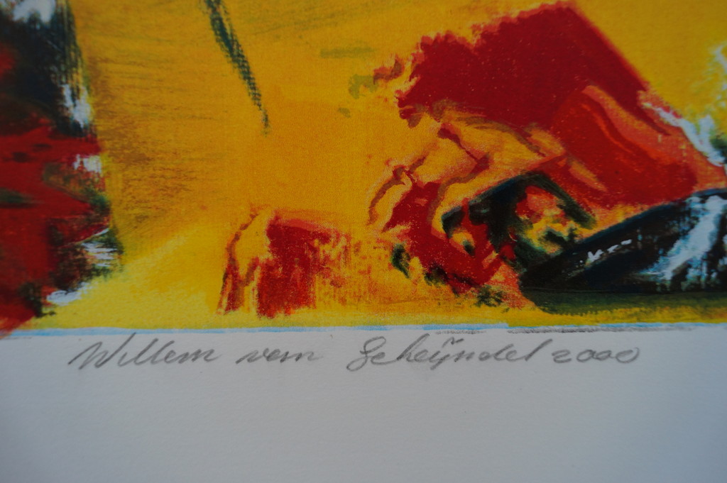 Willem van Scheijndel - gesigneerde zeefdruk - Moustique anopheles  kopen? Bied vanaf 90!