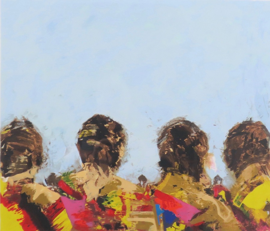 Willem van Scheijndel: Zeefdruk, Vier schoonheden - Ingelijst kopen? Bied vanaf 80!