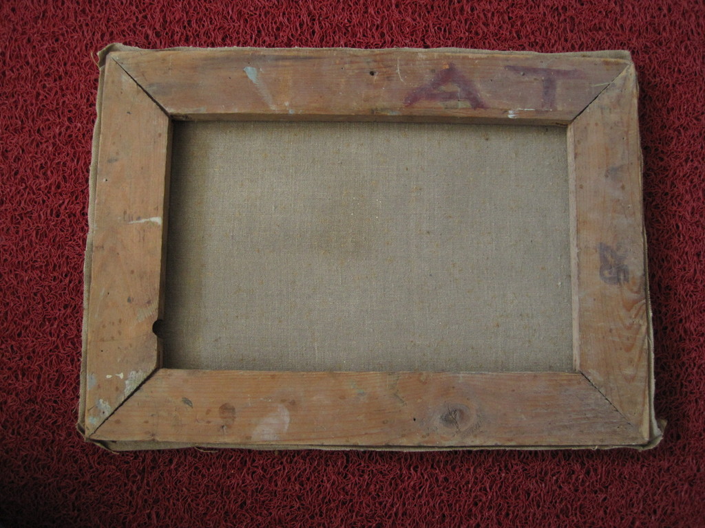 Oud impressionistisch olieverf op doek "Haven van Amsterdam" monogram "AT" kopen? Bied vanaf 1!