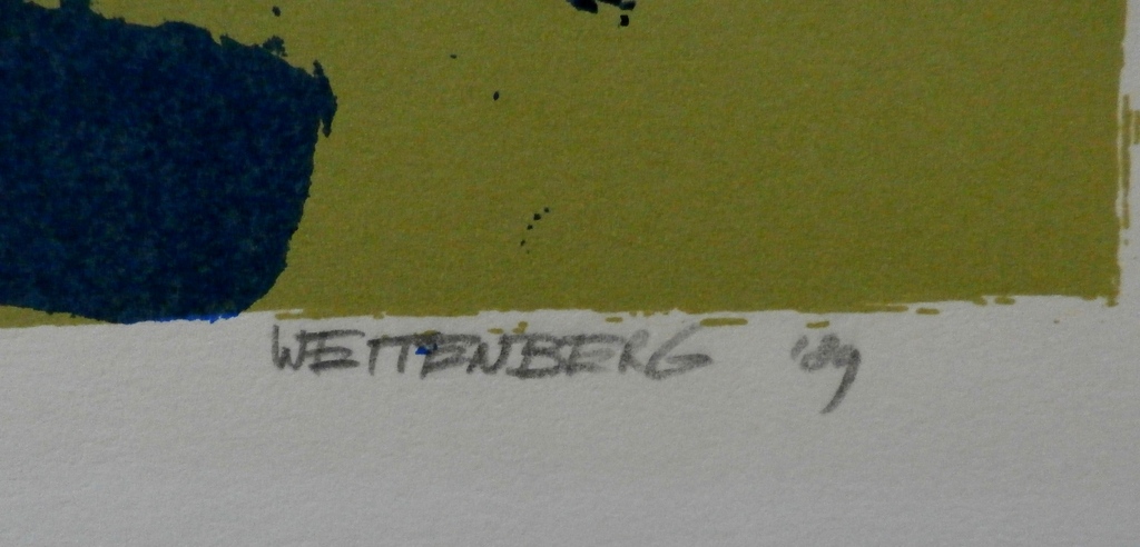 Siebrand Weitenberg - zeefdruk - 1989 kopen? Bied vanaf 45!