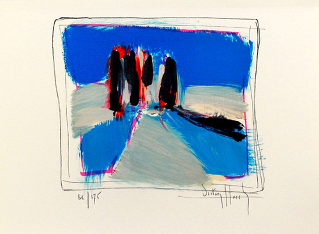 Victor Hasch ., Le Pins , Kleurlitho , handgesigneerd kopen? Bied vanaf 1!