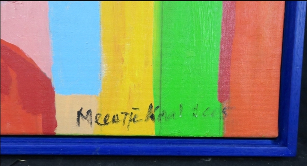 Meertje Kaal: Acryl op doek, in de 7e hemel - Ingelijst kopen? Bied vanaf 1!