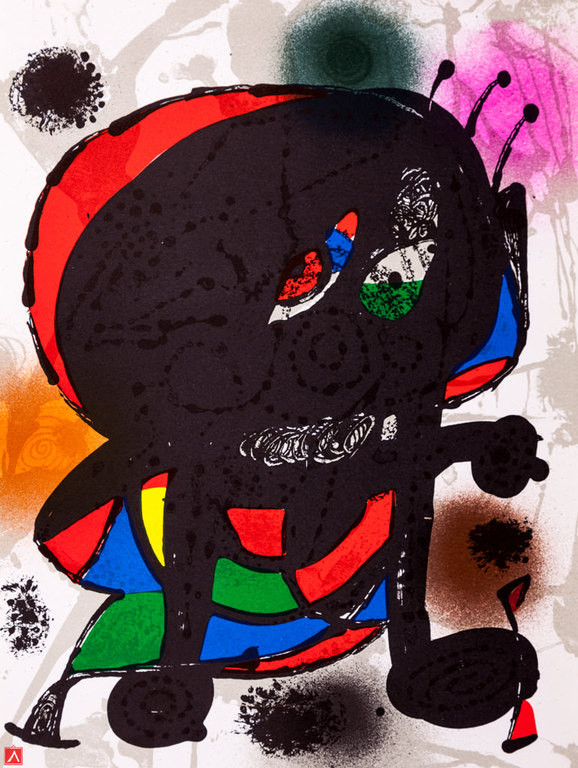 Joan Miró 'Litografia Original III' - 1977, WVZ Mourlot 1115 kopen? Bied vanaf 75!