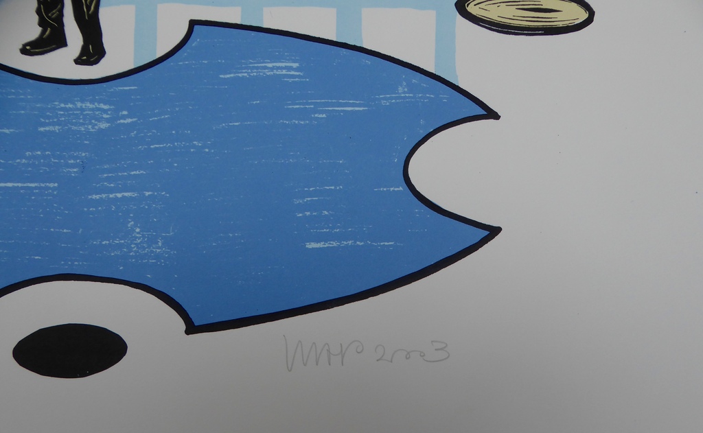 Hans Wap, zeefdruk uit 2003, hand gesigneerd en genummerd 30/200. kopen? Bied vanaf 1!