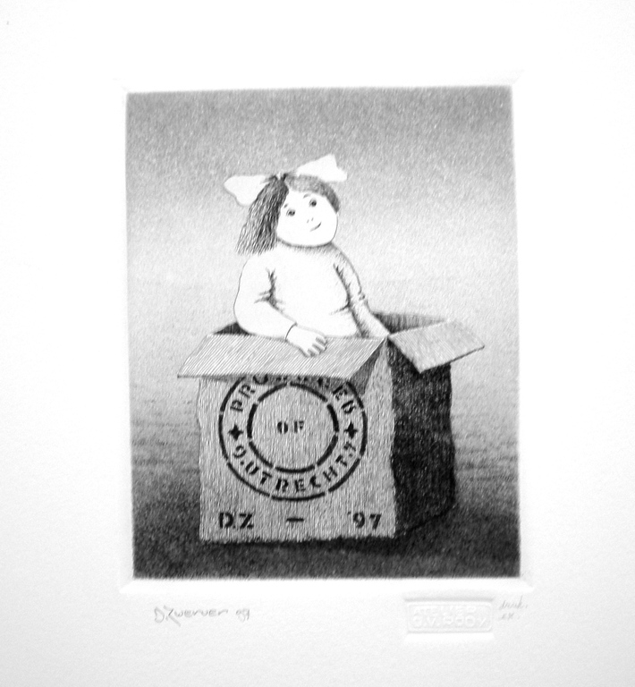 Dolf Zwerver, ets verkocht voor € 100!