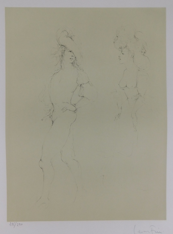 Leonor Fini - Ets - Croquis verkocht voor € 46!